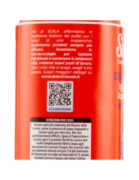 scala disgorgante in gel per tubature 1000ml - con candeggina: tuttocasashop.it: pulizia e cura della casa