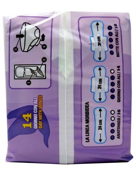 morbidea assorbenti ultra 14pz - anatomici con ali: tuttocasashop.it: igiene e cura della persona