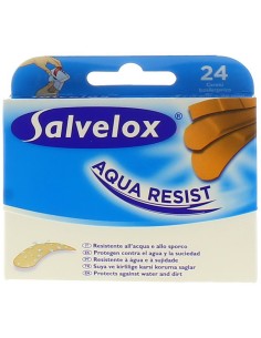 salvelox aquaresist cerotti per ferite - 24 pezzi - misure assortite: tuttocasashop.it: igiene e cura della persona