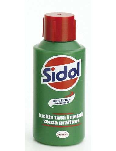 sidol lucida metalli universale - 75ml - per tutti i tipi di metallo: tuttocasashop.it: pulizia e cura della casa
