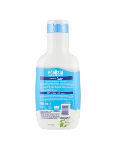 malizia bagnoschiuma 1000ml - crema di latte: tuttocasashop.it: igiene e cura della persona