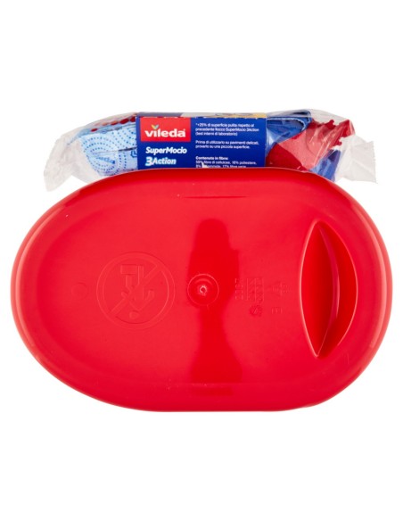 vileda mocio completo - secchio con strizzatore + fiocco + manico intero: tuttocasashop.it: pulizia e cura della casa