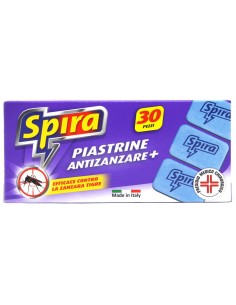 spira piastrine insetticida - 30 pezzi - antizanzare - zanzaricida: tuttocasashop.it: pulizia e cura della casa