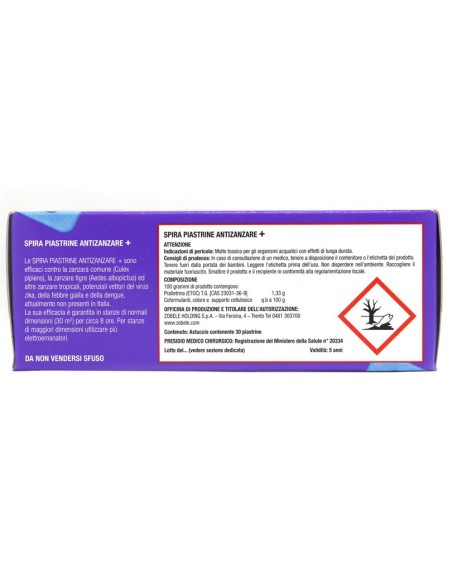 spira piastrine insetticida - 30 pezzi - antizanzare - zanzaricida: tuttocasashop.it: pulizia e cura della casa
