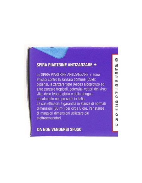 spira piastrine insetticida - 30 pezzi - antizanzare - zanzaricida: tuttocasashop.it: pulizia e cura della casa