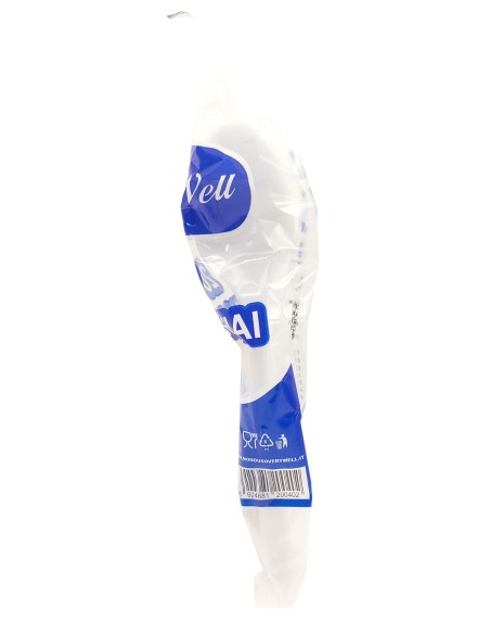 very well 20 cucchiai riutilizzabili in plastica 17cm - bianchi: tuttocasashop.it: carta & monouso