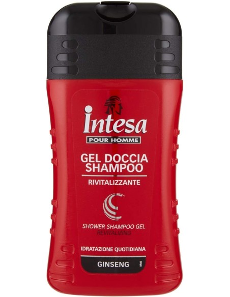 intesa pour homme doccia shampoo - 250ml - rivitalizzante - ginseng: tuttocasashop.it: igiene e cura della persona
