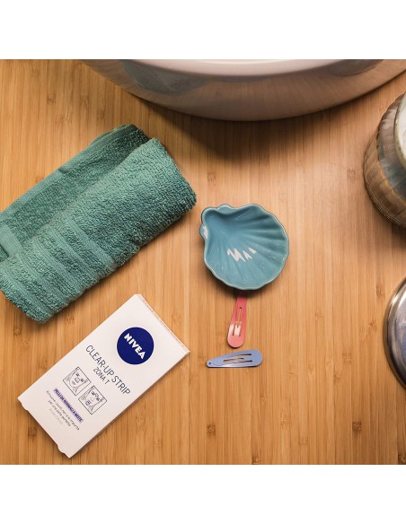 nivea clear up strip zona t - 6 pezzi - rimuove punti neri e impurita': tuttocasashop.it: igiene e cura della persona