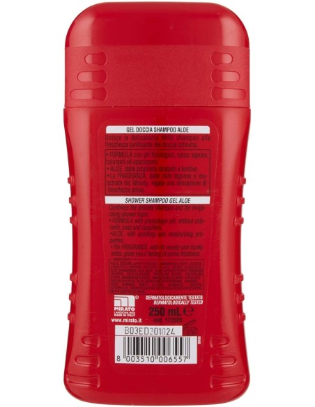 intesa pour homme doccia shampoo - 250ml - tonificante - aloe: tuttocasashop.it: igiene e cura della persona