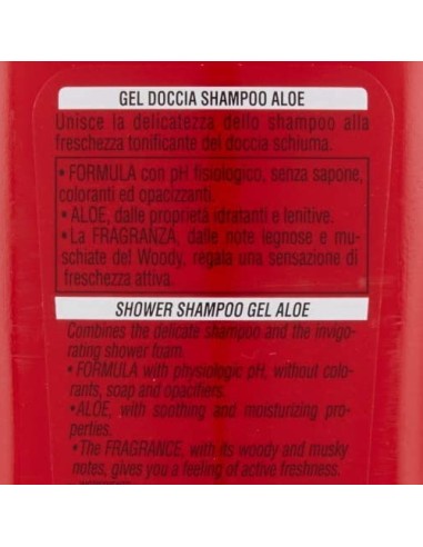 intesa pour homme doccia shampoo - 250ml - tonificante - aloe: tuttocasashop.it: igiene e cura della persona