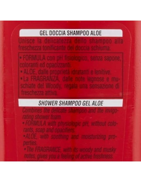 intesa pour homme doccia shampoo - 250ml - tonificante - aloe: tuttocasashop.it: igiene e cura della persona