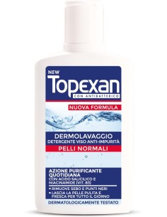 topexan detergente lavaviso - 150ml - pelli normali o grasse - brufoli: tuttocasashop.it: igiene e cura della persona