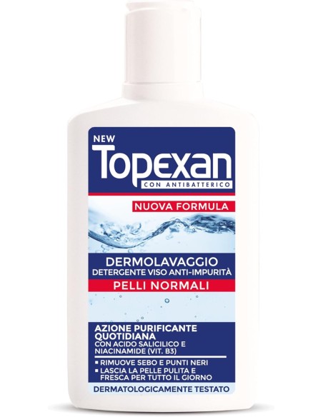 topexan detergente lavaviso - 150ml - pelli normali o grasse - brufoli: tuttocasashop.it: igiene e cura della persona