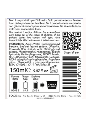 topexan detergente lavaviso - 150ml - pelli normali o grasse - brufoli: tuttocasashop.it: igiene e cura della persona