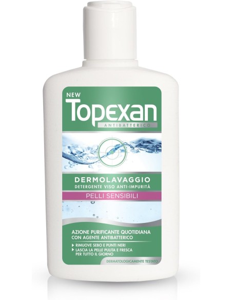 topexan detergente lavaviso - 150ml - pelli sensibili - brufoli: tuttocasashop.it: igiene e cura della persona