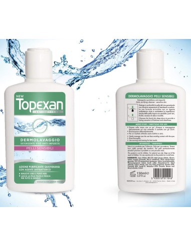 topexan detergente lavaviso - 150ml - pelli sensibili - brufoli: tuttocasashop.it: igiene e cura della persona