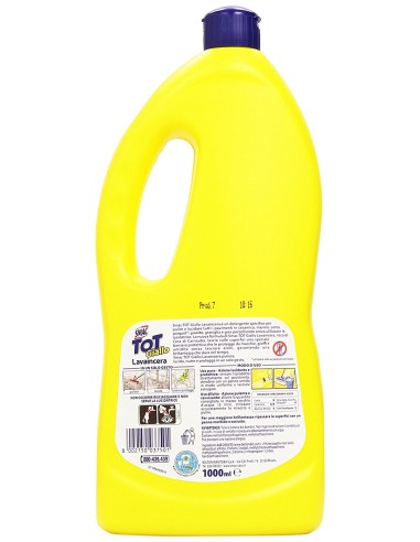 smac tot giallo lavaincera pavimenti 1l - ceramica marmo parquet: tuttocasashop.it: pulizia e cura della casa