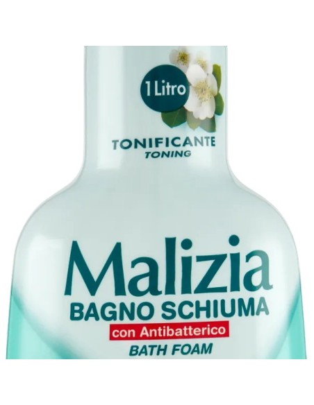 malizia bagnoschiuma 1000ml - muschio bianco: tuttocasashop.it: igiene e cura della persona