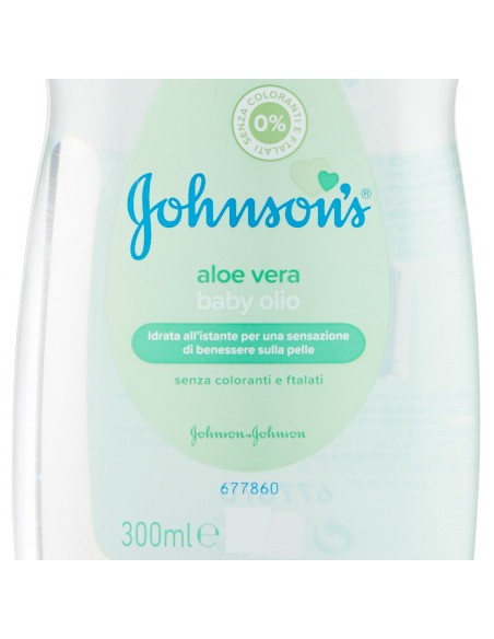 johnson's baby olio 300ml - aloe: tuttocasashop.it: igiene e cura della persona