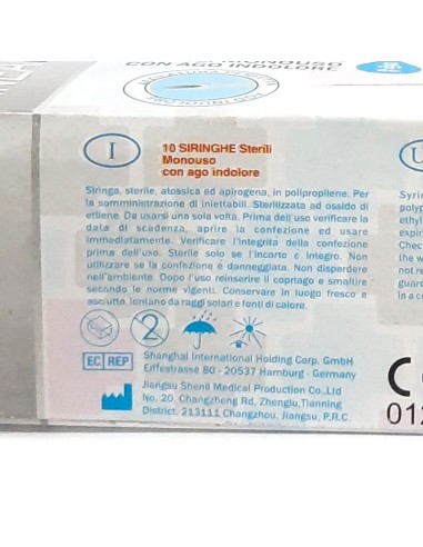 idrofil siringhe monouso sterili - 5ml - 10 pezzi - ago indolore: tuttocasashop.it: igiene e cura della persona