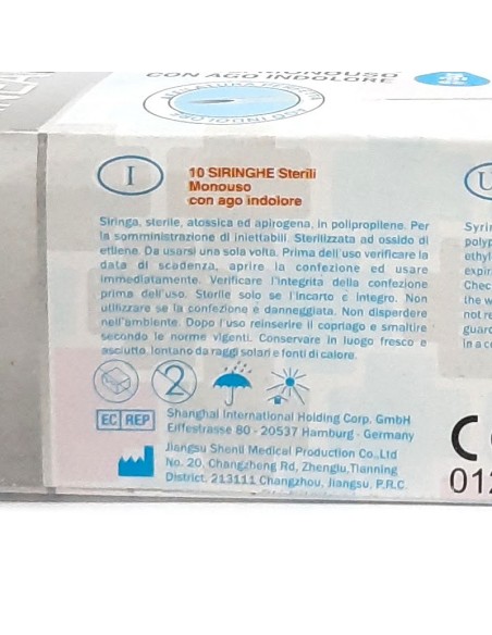 idrofil siringhe monouso sterili - 5ml - 10 pezzi - ago indolore: tuttocasashop.it: igiene e cura della persona