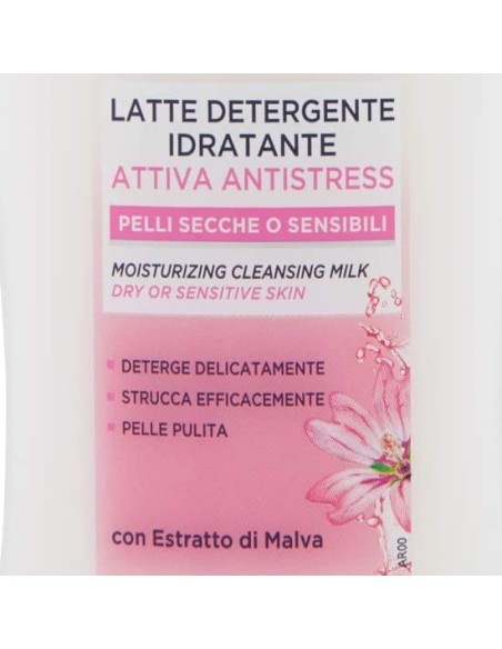 clinians hydra plus latte detergente 200ml - pelli secche sensibili - malva: tuttocasashop.it: igiene e cura della persona
