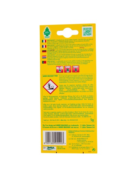 arbre magique alberello deodorante per auto - 1 pezzo - pino: tuttocasashop.it: pulizia e cura della casa