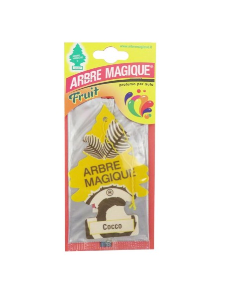 arbre magique alberello deodorante per auto - 1 pezzo - cocco: tuttocasashop.it: pulizia e cura della casa