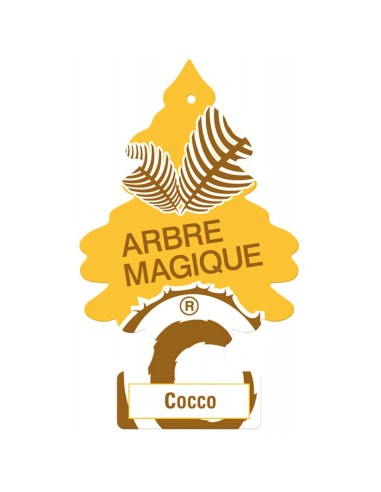 arbre magique alberello deodorante per auto - 1 pezzo - cocco: tuttocasashop.it: pulizia e cura della casa