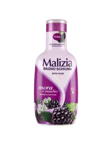 malizia bagnoschiuma 1000ml - mora e muschio: tuttocasashop.it: igiene e cura della persona