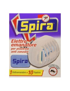 spira fornelletto elettrico con 10 piastrine antizanzare: tuttocasashop.it: pulizia e cura della casa