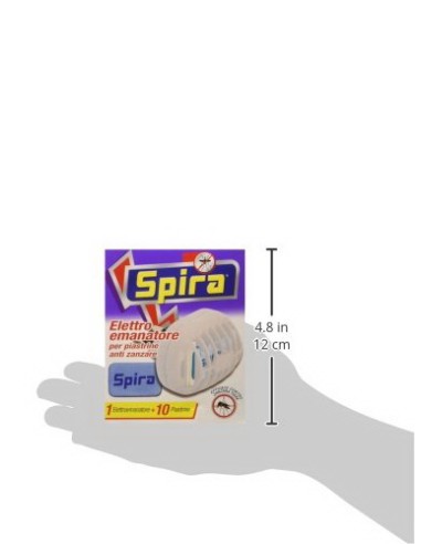 spira fornelletto elettrico con 10 piastrine antizanzare: tuttocasashop.it: pulizia e cura della casa