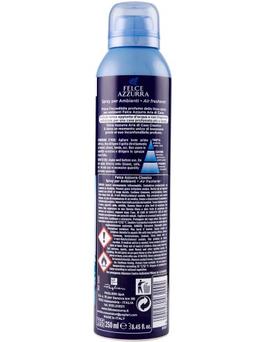 felce azzurra aria di casa deodorante - spray 250ml - classico - original: tuttocasashop.it: pulizia e cura della casa