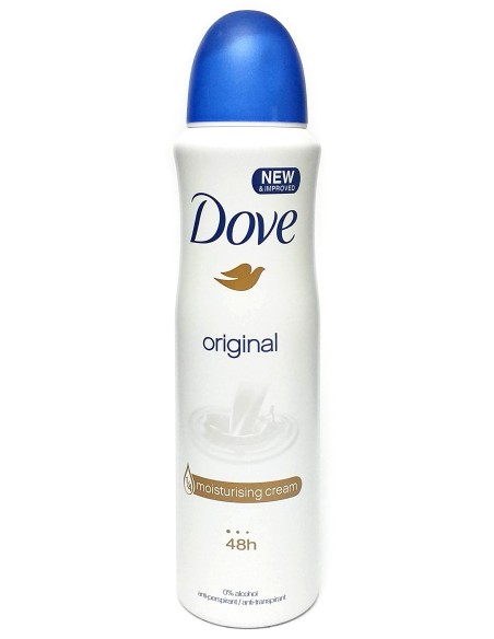 dove deodorante spray 150ml - 48h original - classico - original: tuttocasashop.it: igiene e cura della persona