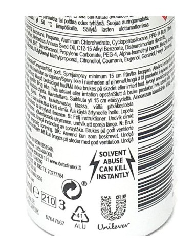 dove deodorante spray 150ml - 48h original - classico - original: tuttocasashop.it: igiene e cura della persona