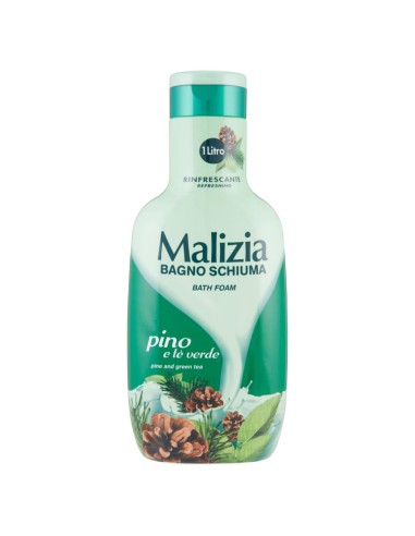 malizia bagnoschiuma 1000ml - pino e te' verde: tuttocasashop.it: igiene e cura della persona