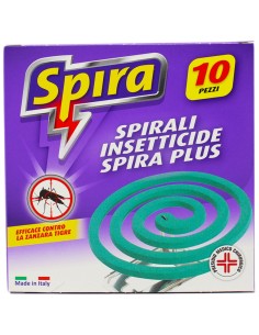 spira spirali antizanzara 10pz - spiralette - camping - spazi aperti: tuttocasashop.it: pulizia e cura della casa