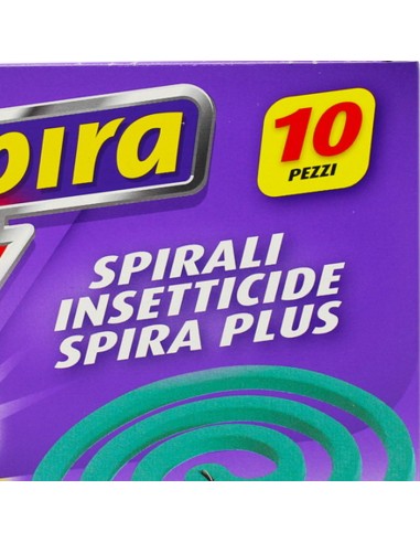spira spirali antizanzara 10pz - spiralette - camping - spazi aperti: tuttocasashop.it: pulizia e cura della casa