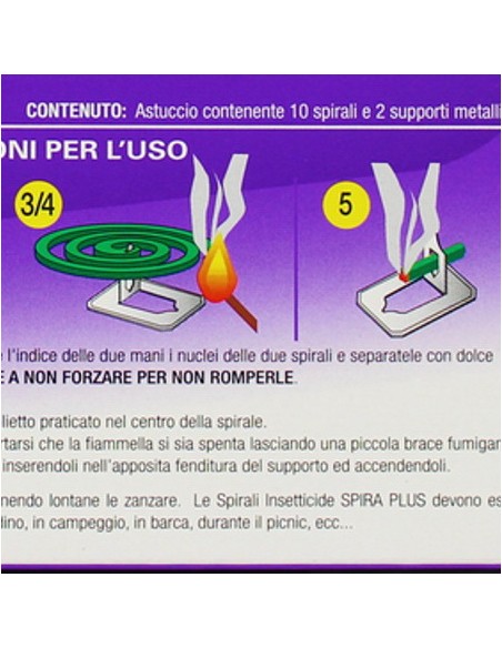 spira spirali antizanzara 10pz - spiralette - camping - spazi aperti: tuttocasashop.it: pulizia e cura della casa