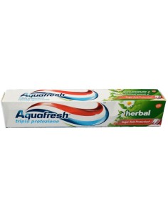 aquafresh dentifricio 75ml - tripla protezione - herbal: tuttocasashop.it: igiene e cura della persona