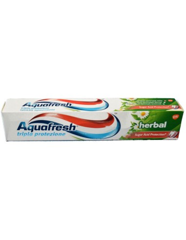 aquafresh dentifricio 75ml - tripla protezione - herbal: tuttocasashop.it: igiene e cura della persona