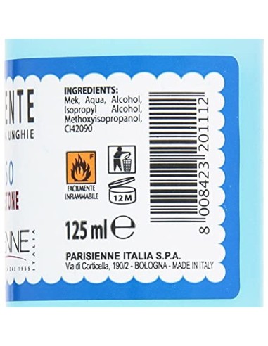 parisienne solvente levasmalto per smalto unghie 125ml - oleoso: tuttocasashop.it: igiene e cura della persona