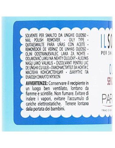 parisienne solvente levasmalto per smalto unghie 125ml - oleoso: tuttocasashop.it: igiene e cura della persona