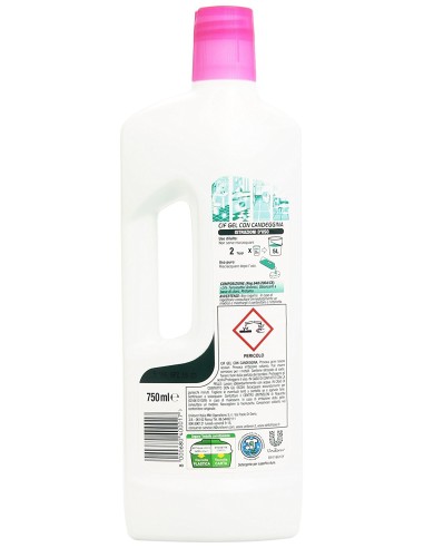 cif gel detergente con candeggina 750ml - igiene profonda - sbiancante: tuttocasashop.it: pulizia e cura della casa