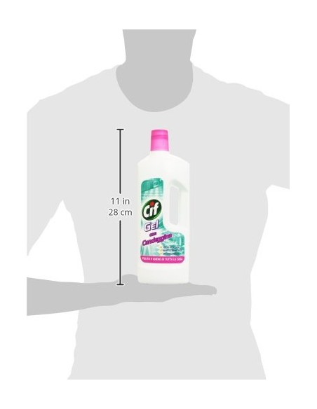 cif gel detergente con candeggina 750ml - igiene profonda - sbiancante: tuttocasashop.it: pulizia e cura della casa