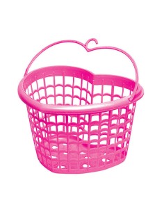 cestino portamollette a forma di cuore - con gancio - colori assortiti: tuttocasashop.it: prodotti per bucato e tessuti