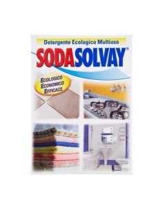soda solvay - detergente ecologico multiuso - 1kg - economico - efficace: tuttocasashop.it: pulizia e cura della casa
