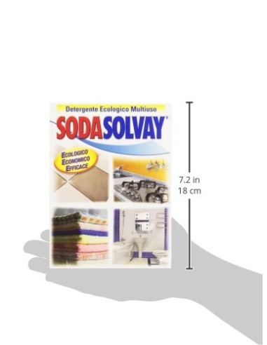 soda solvay - detergente ecologico multiuso - 1kg - economico - efficace: tuttocasashop.it: pulizia e cura della casa