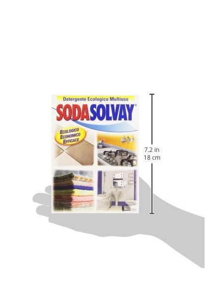 soda solvay - detergente ecologico multiuso - 1kg - economico - efficace: tuttocasashop.it: pulizia e cura della casa
