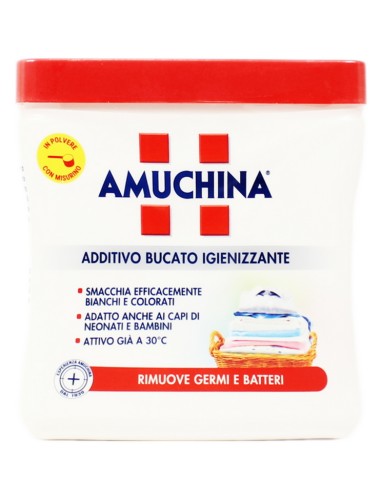 amuchina additivo disinfettante in polvere per bucato - 500 grammi: tuttocasashop.it: prodotti per bucato e tessuti
